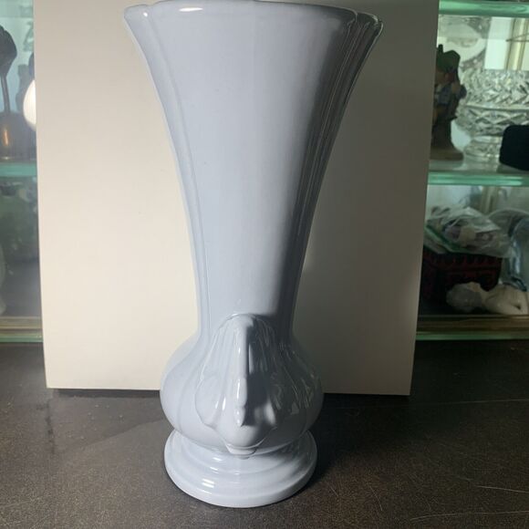 Vintage CHADWICK Double Swan Powder Blue Vase - Picture 3 of 11